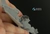 Quinta Studio QDS-48390 Macchi C.202 Folgore Late 3D-Printed & coloured Interior on decal paper (Hasegawa/Eduard) (Small version) 1/48